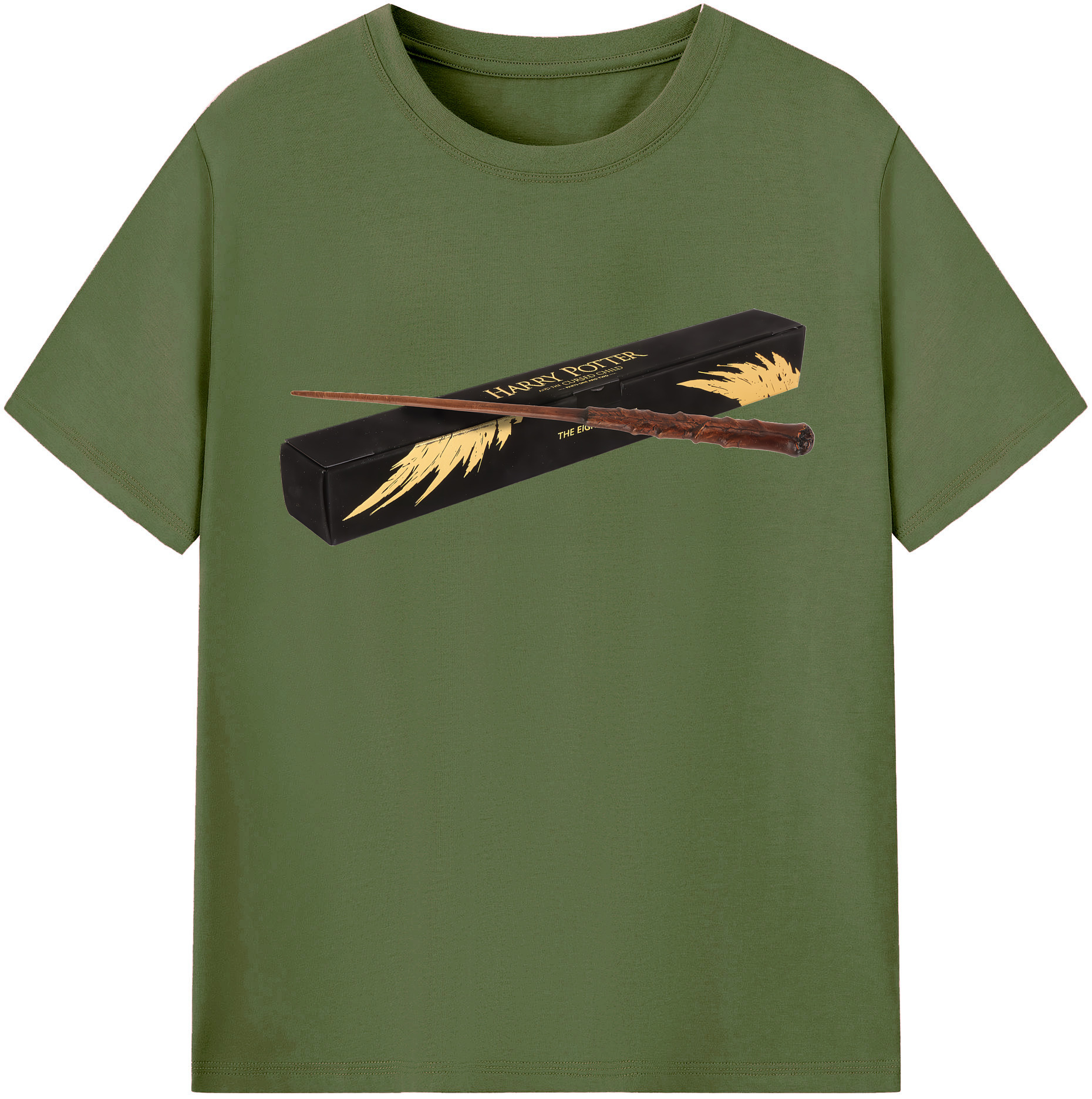（画像用） Harry Potter ハリー・ポッターシリーズ 綿100％半袖Tシャツ（フロントプリント）